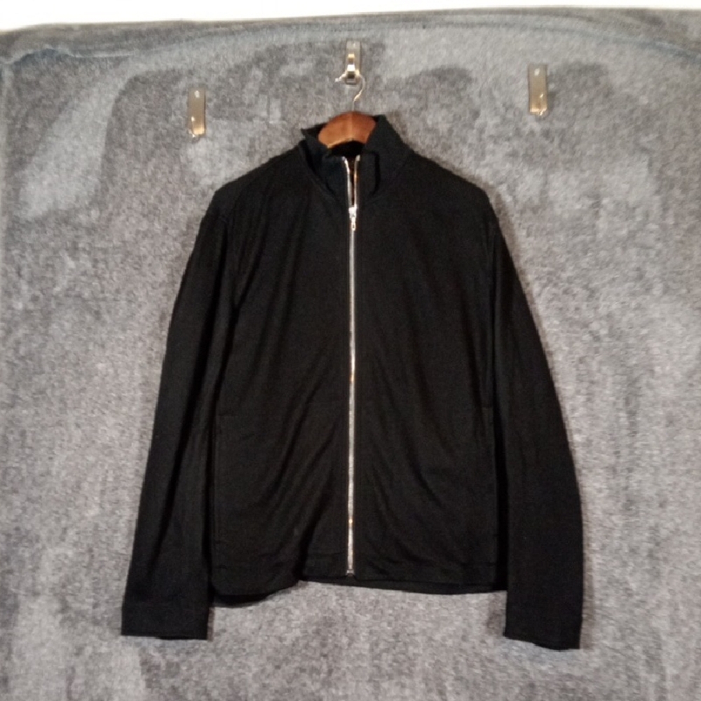 rag & bone Womens Japanese Knit Super Fine Wool Full Zip Sweater Sz XL